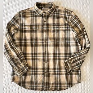 Carhartt Men’s Hubbard Plaid Heavyweight Flannel Shirt XL Regular